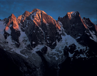 The North sides of Badile and Cengalo, Switzerland