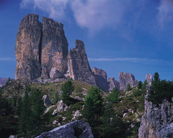 Cinque Torri, Dolomiti, Italia