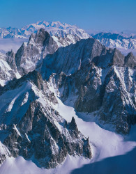 Monte Rosa, Aiguille de Leschaux e Petites Jorasses