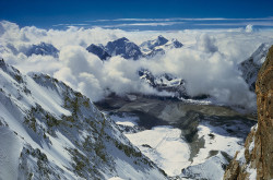 Climbing the South-West face of Shisha Pangma (8.013 m), Tibet