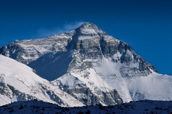 The North side of Mount Everest (8.848 m), Tibet