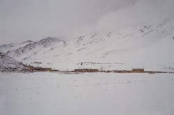 Villaggio tibetano lungo l'avvicinamento all'Everest