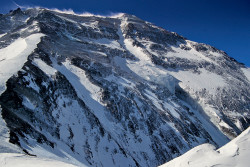 Everest (8.848 m), parete nord dal Colle Nord (7.000 m), Tibet