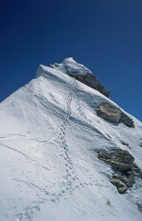 La vetta del Manaslu (8.163 m), Nepal