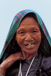 Nepali woman in the Makalu area