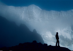 Sunset at Makalu base camp, Nepal